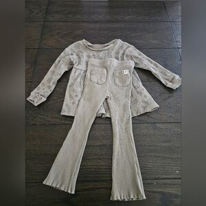 Easy-peasy Toddler Ribbed Set 2T